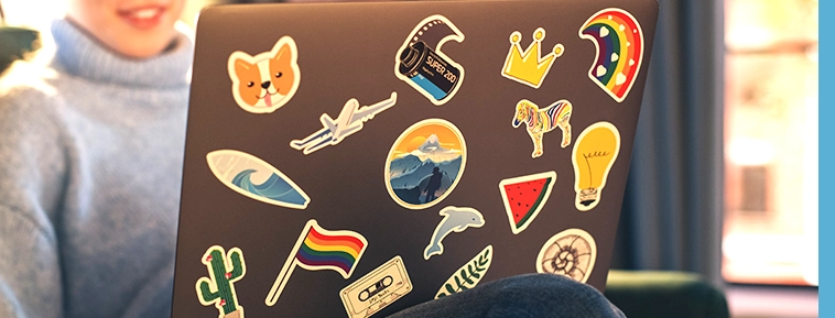 Die-cut stickers